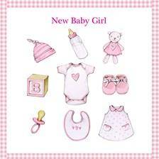 Baby Girl Card