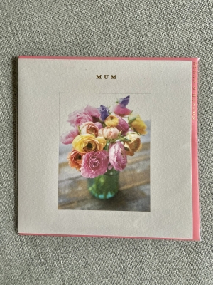 Ranunculus  mothers day card