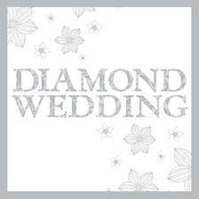 Diamond Wedding Card