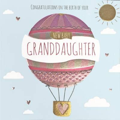 New Baby Granddaughter Card