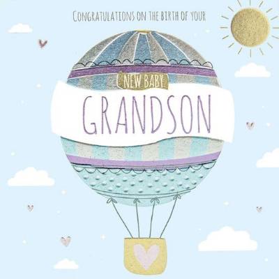 New Baby Grandson Card