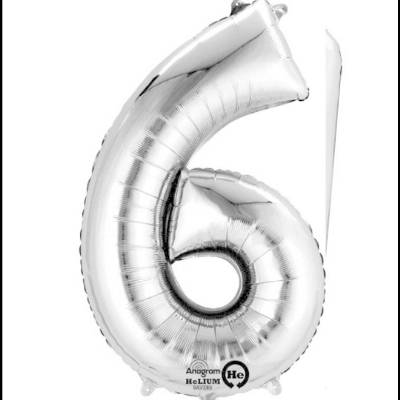 Number 6 Balloon