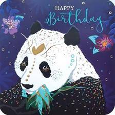 Panda Happy Birthday Card