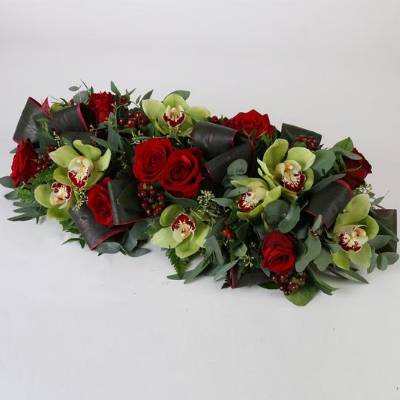 Premium Red Table Arrangement