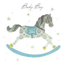 baby boy rocking horse