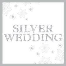 Silver Wedding Card