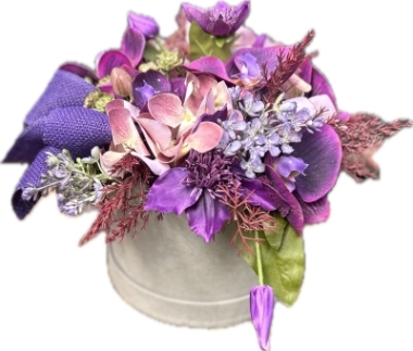 Orchid Hat Box