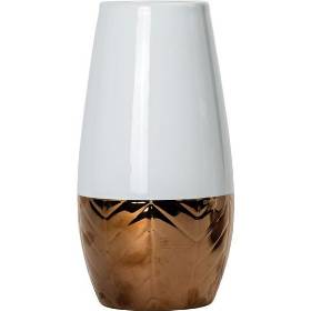 Rose Gold Ceramic Bullet Vase